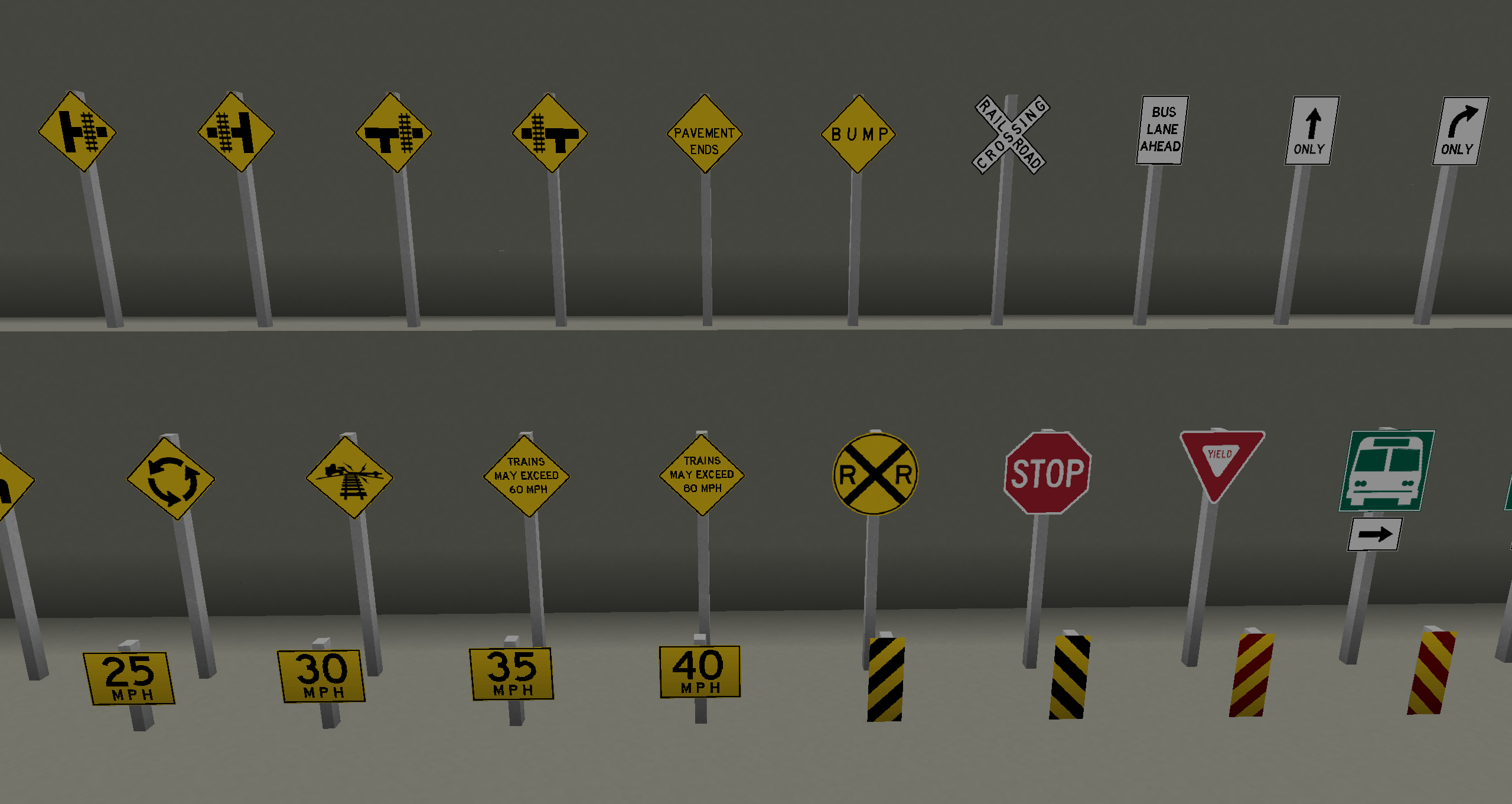 More Road Signs
