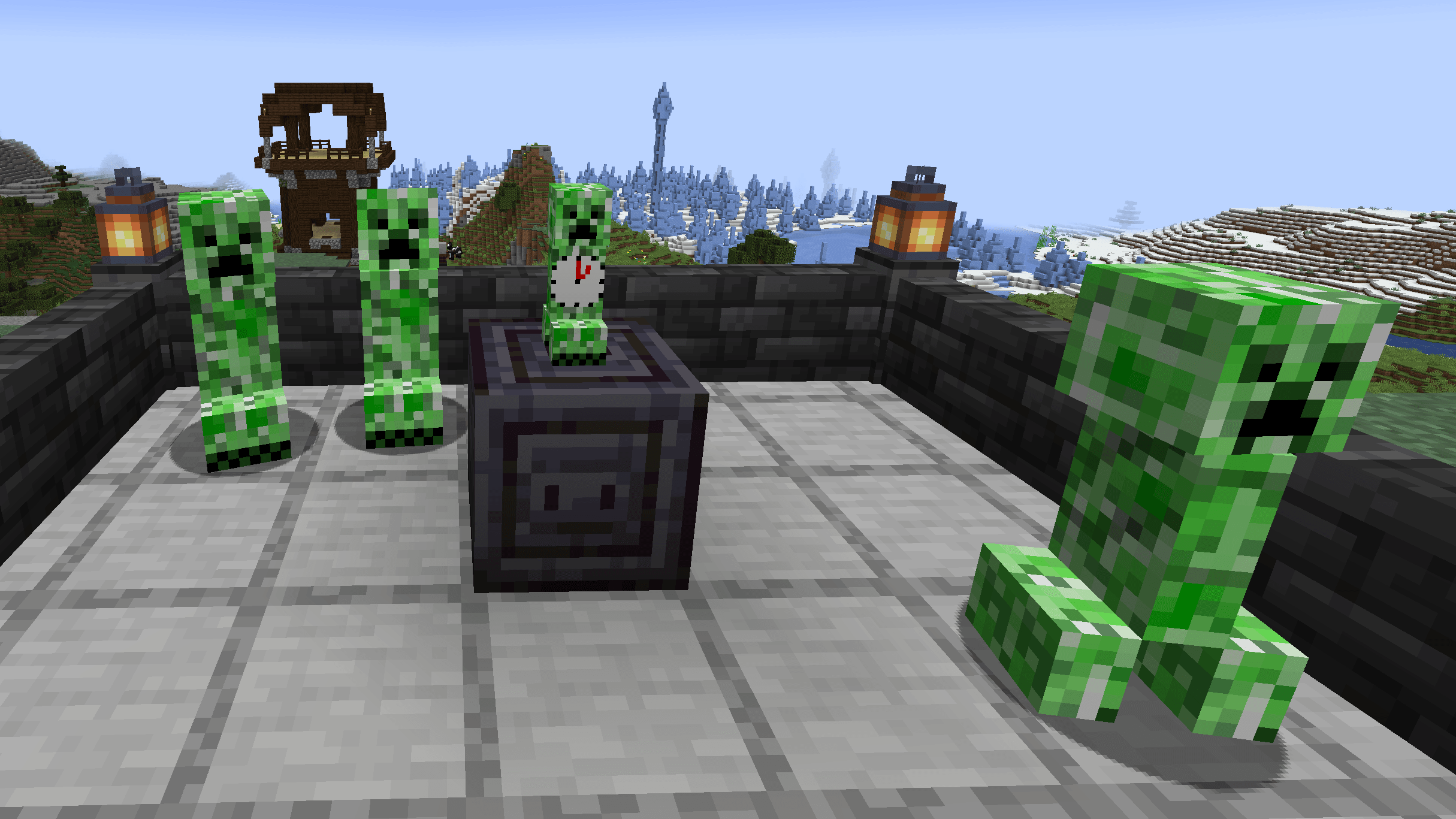Creeper clock