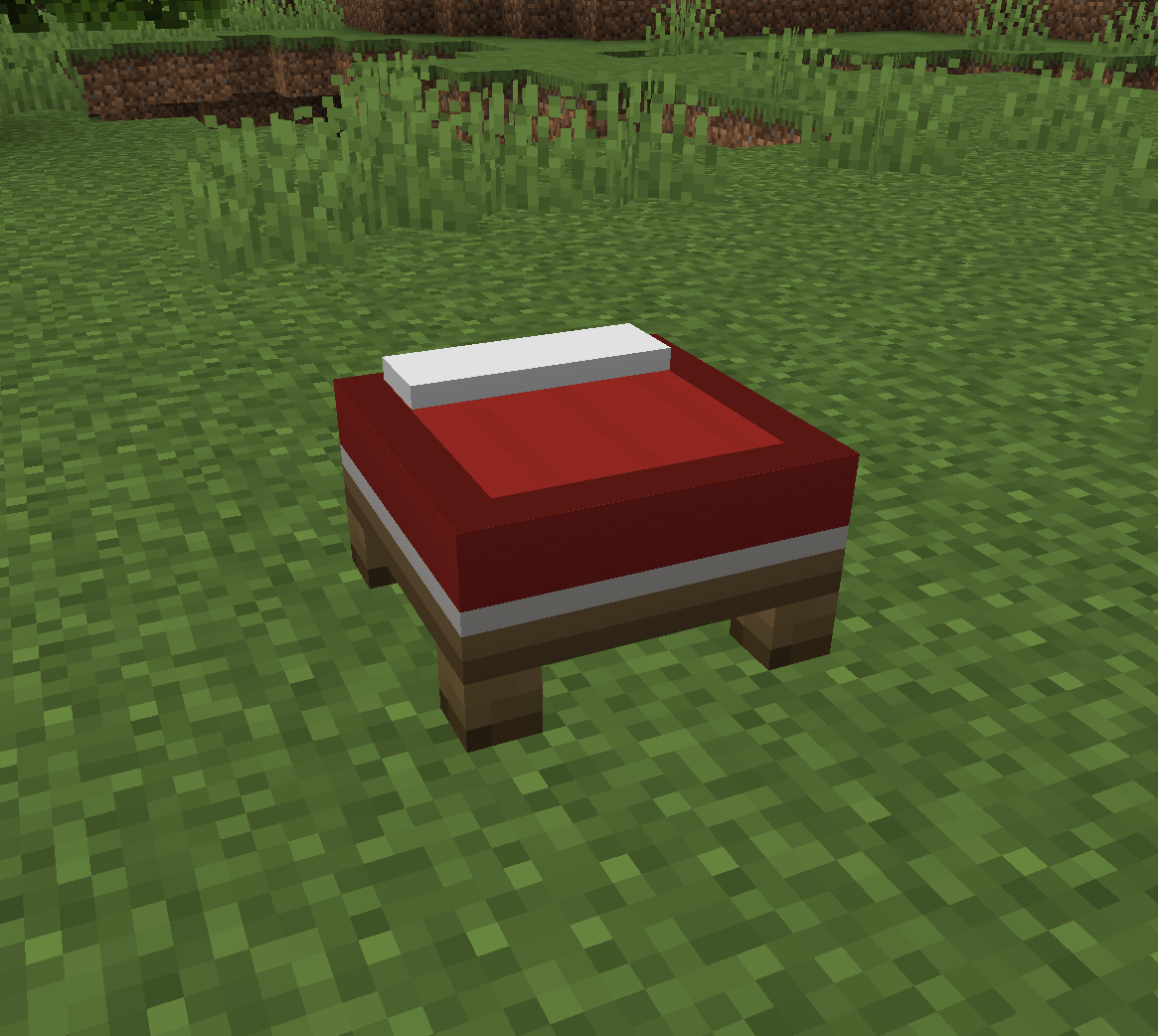 Red half Bed