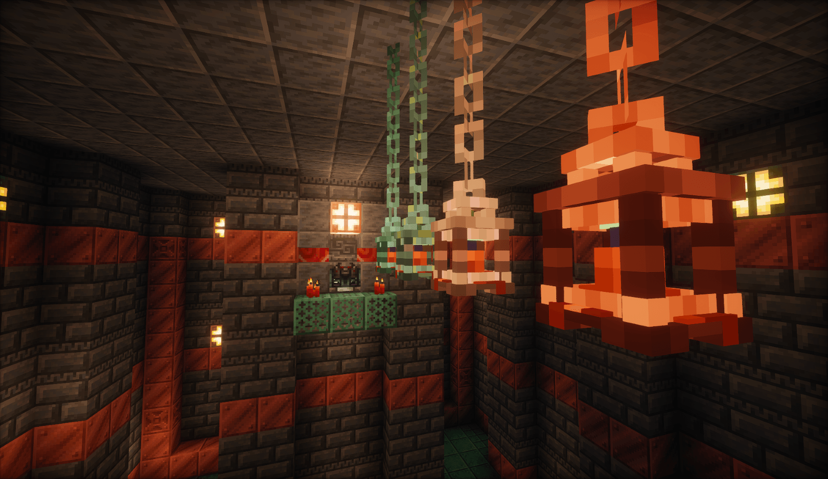 copper lanterns