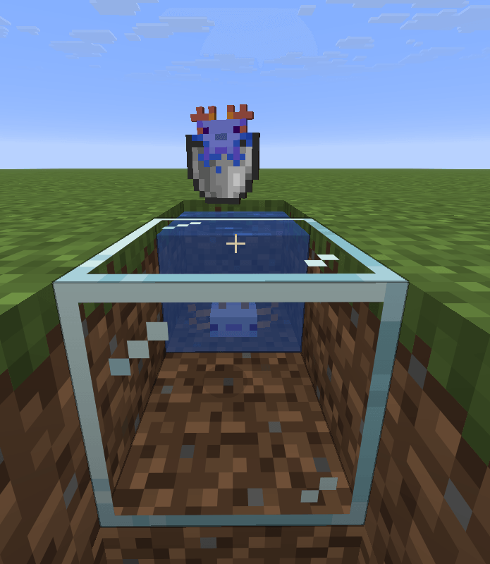 The rarest variant in the game gets its own bucket texture, so your best catch is recognisable at a glance instead of hiding behind a generic icon.
