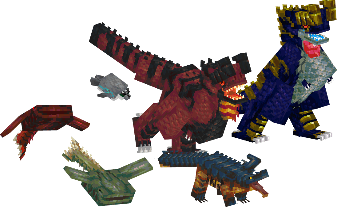 All mobs retextured as of 1.0.