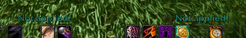 Out of combat - no poison applied