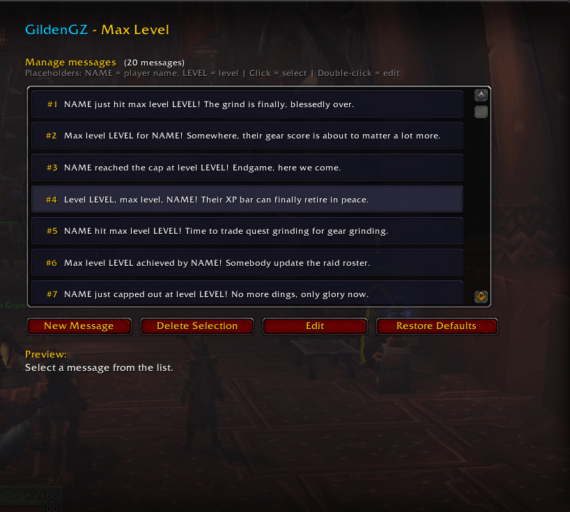 Thumbnail Maxlevel Menu special qoutes