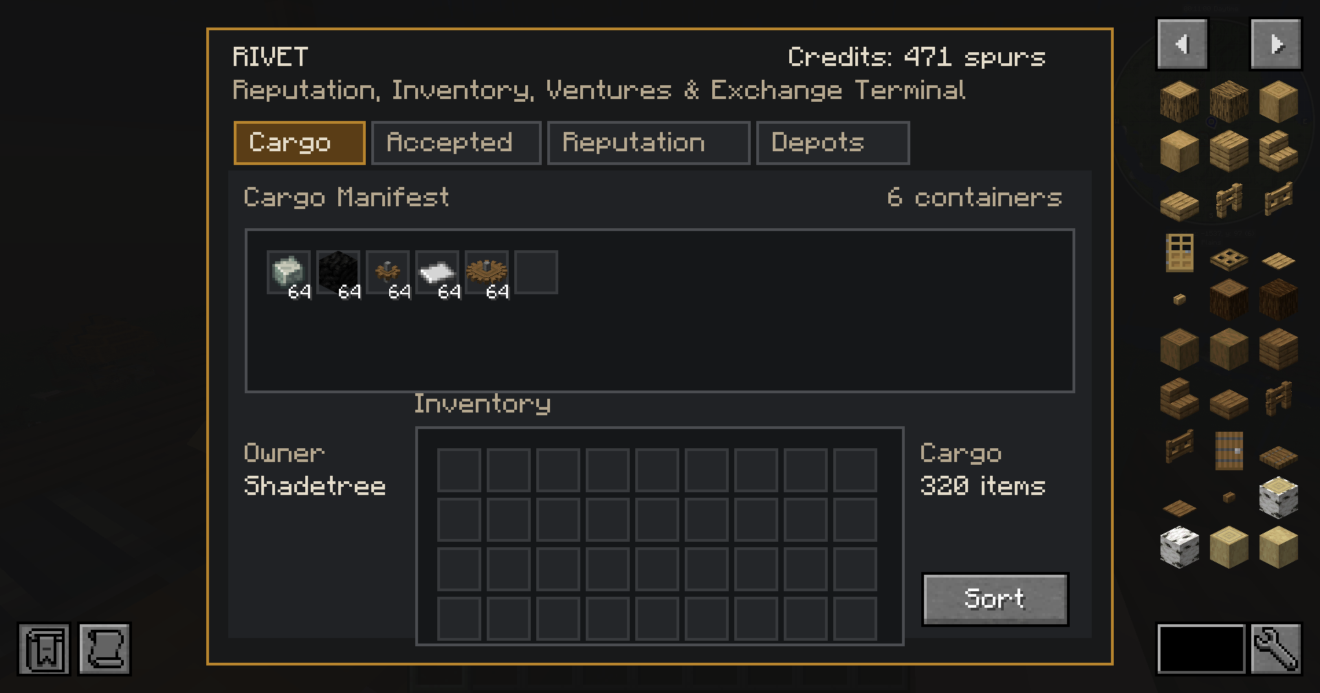 ...like accessing all the vault blocks on your ship.