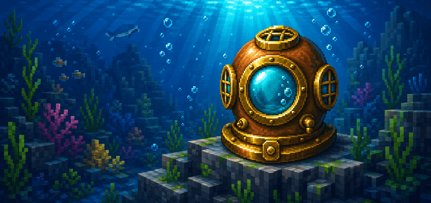 Diving Helmet Extended Underwater Breathing Terraria Accessories 