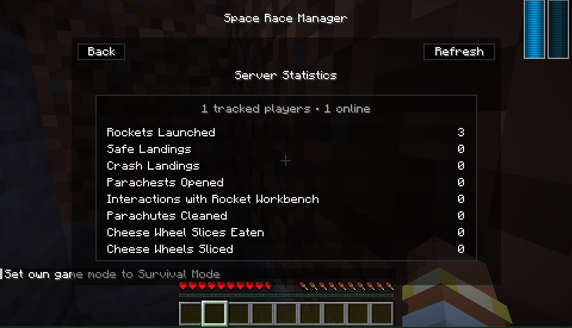 Thumbnail Server stats - locally only