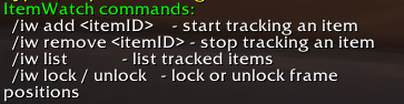 Slash commands in chat with /iw