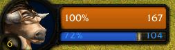 blue text for predictor or white in option