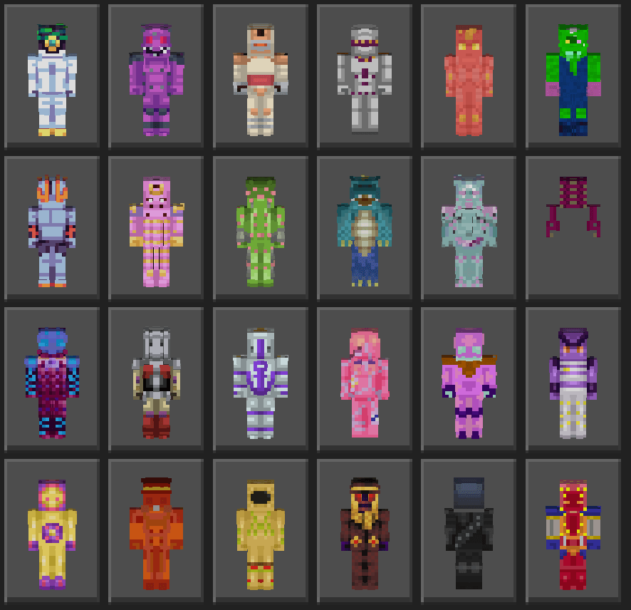 Jojos Bizzare Adventure Stands Skinpack — screenshot 3