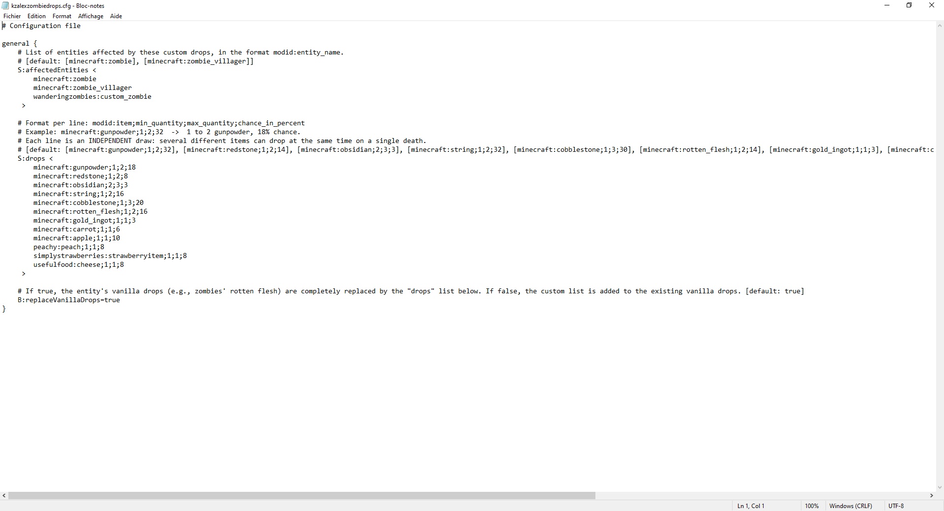Exemple of a config file with this mod. Really convenient isn't it.