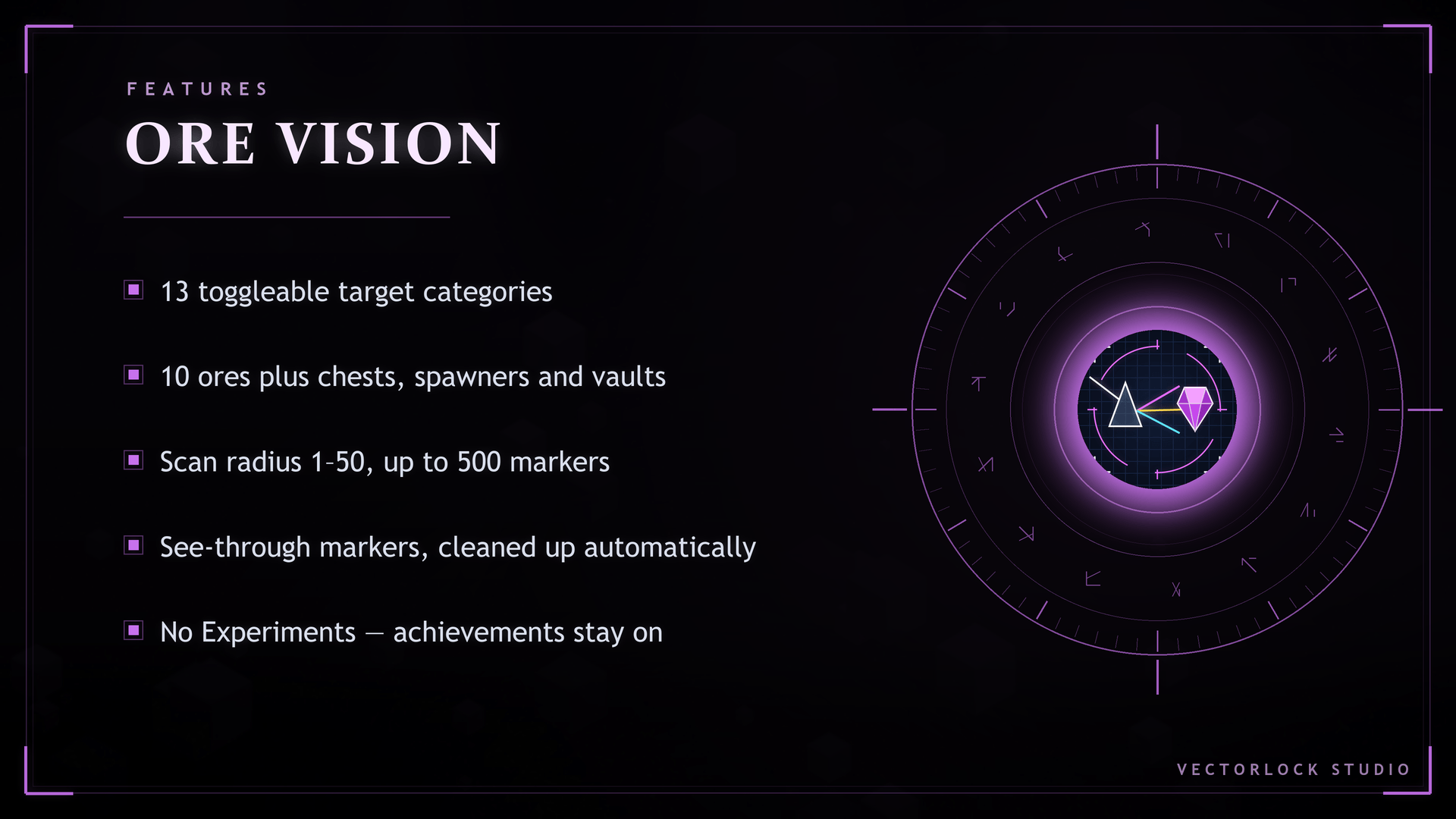 🔮 VectorLock: Ore Vision✨ — screenshot 1