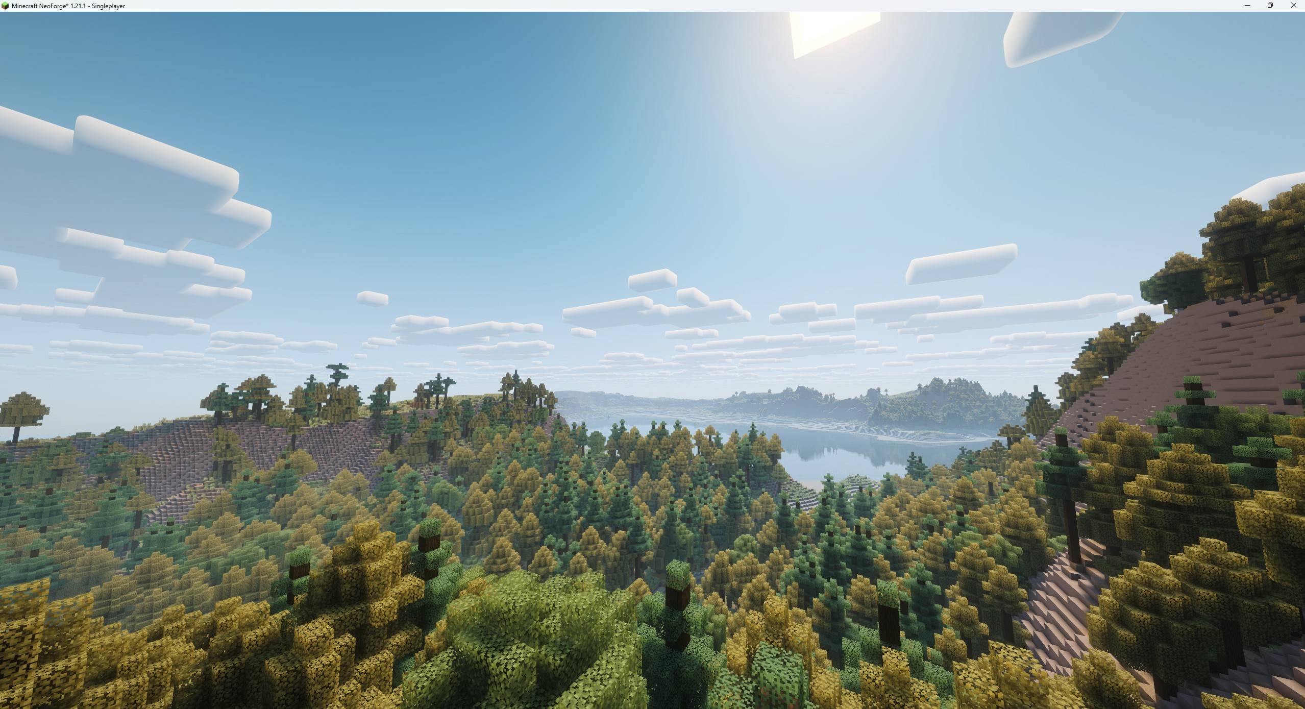 Roxy enabled Voxy loaded on 1.21.1 NeoForge alongside Iris and Complementary Reimagined shaders.