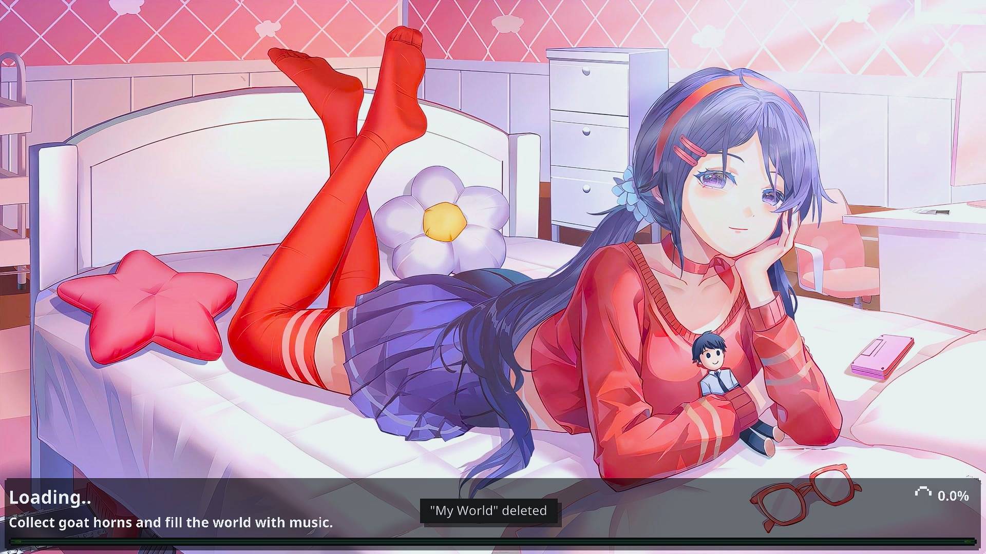 Animated Menu: Mita Bedroom UI | Anime Girl UI — screenshot 2