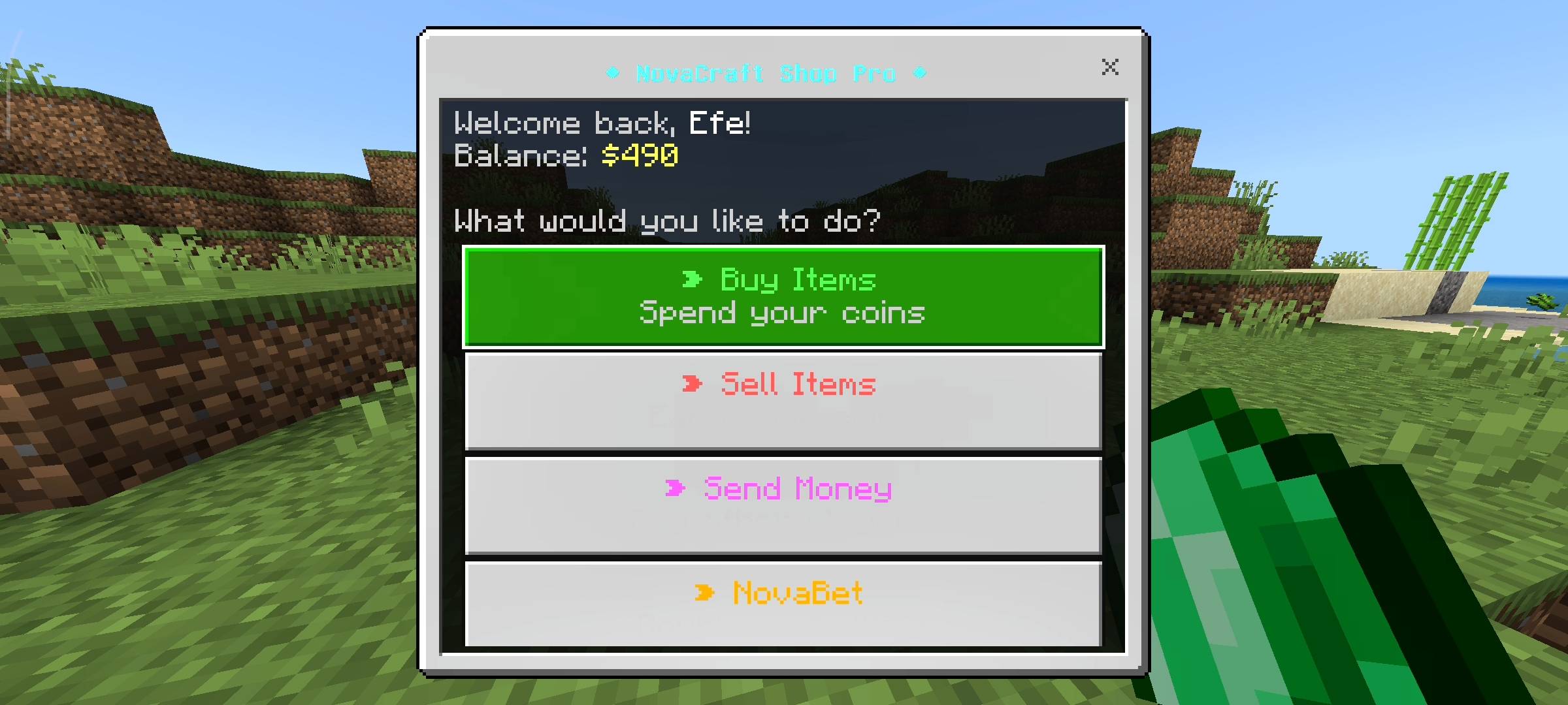NovaCraft Shop Pro — screenshot 2