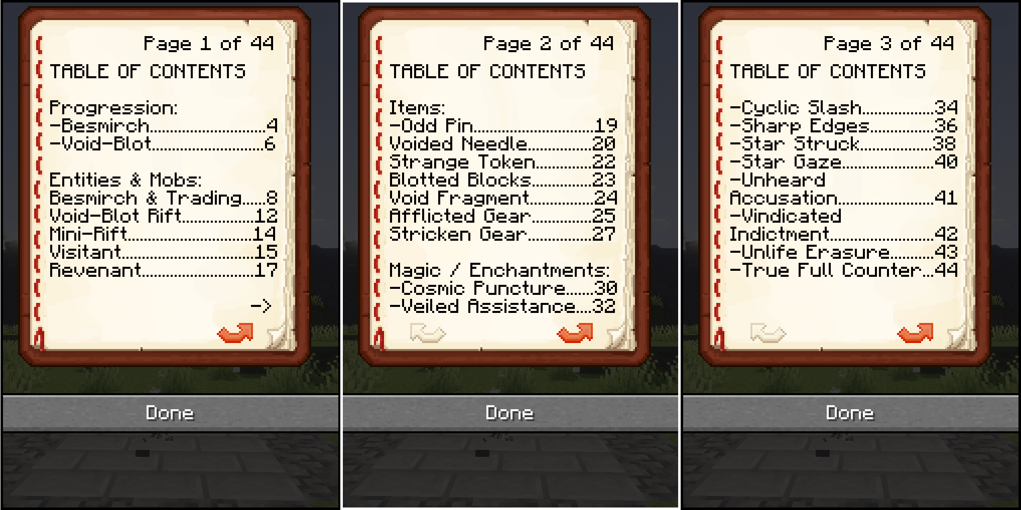 There's some in-game documentation contained with a structure, Patchouli not needed!