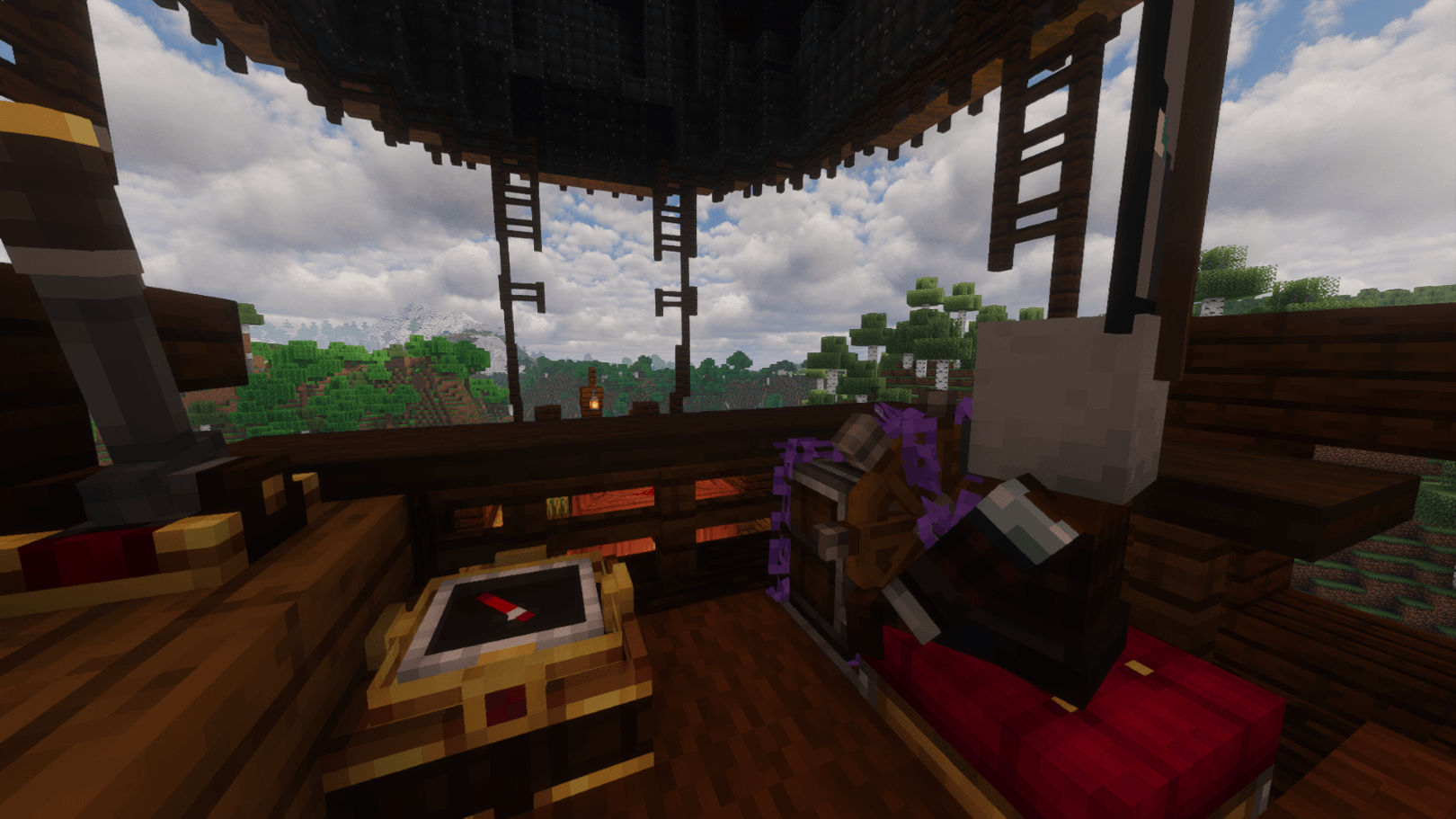 A Pillager captain flying the hirdskip