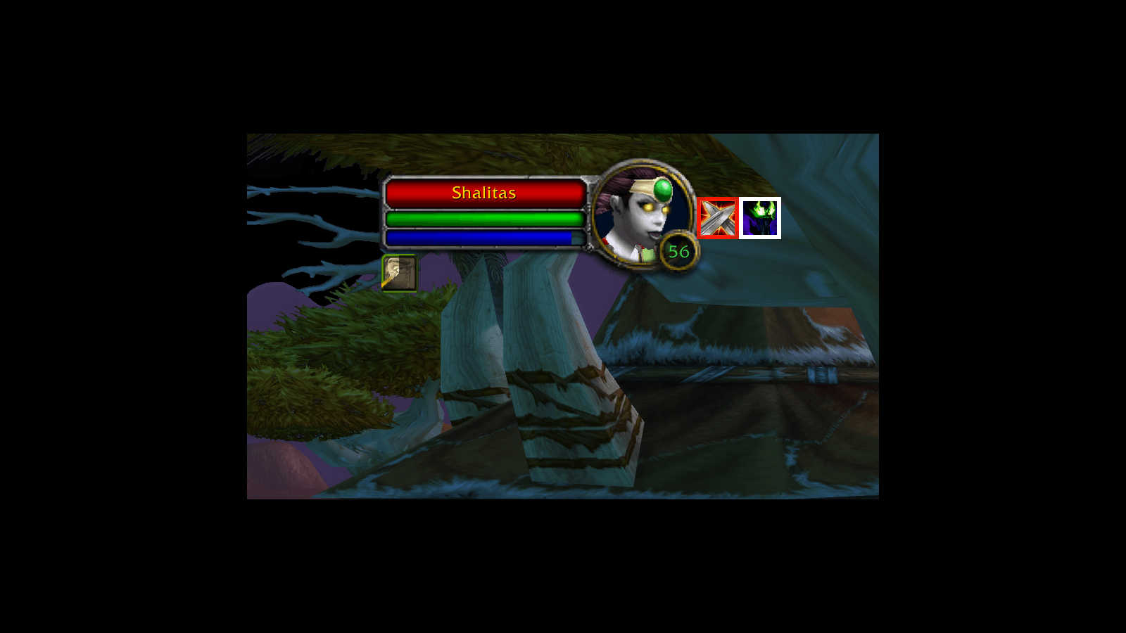 PVPWarn shows whether your target is in combat and which stance or form it is in, right next to the target frame. Both icons can be moved wherever you want them.