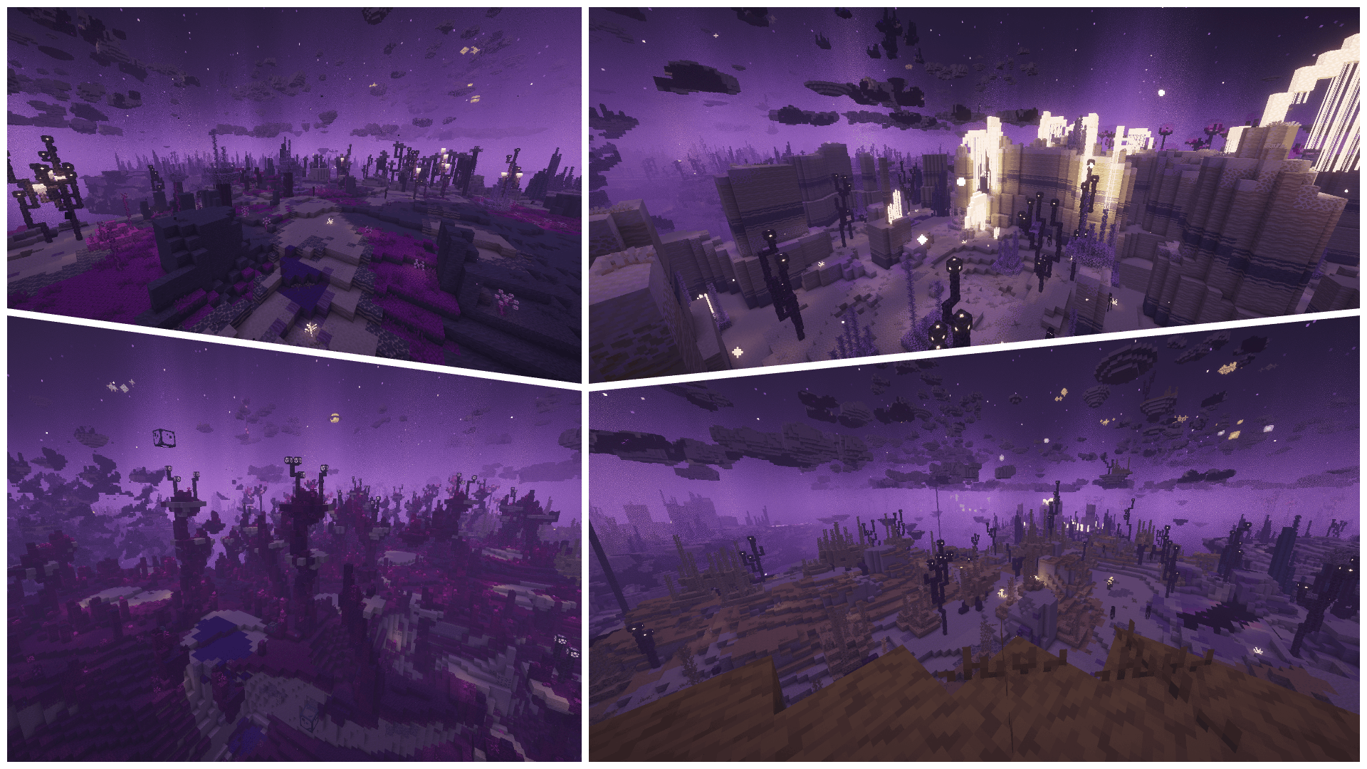 Some end biomes