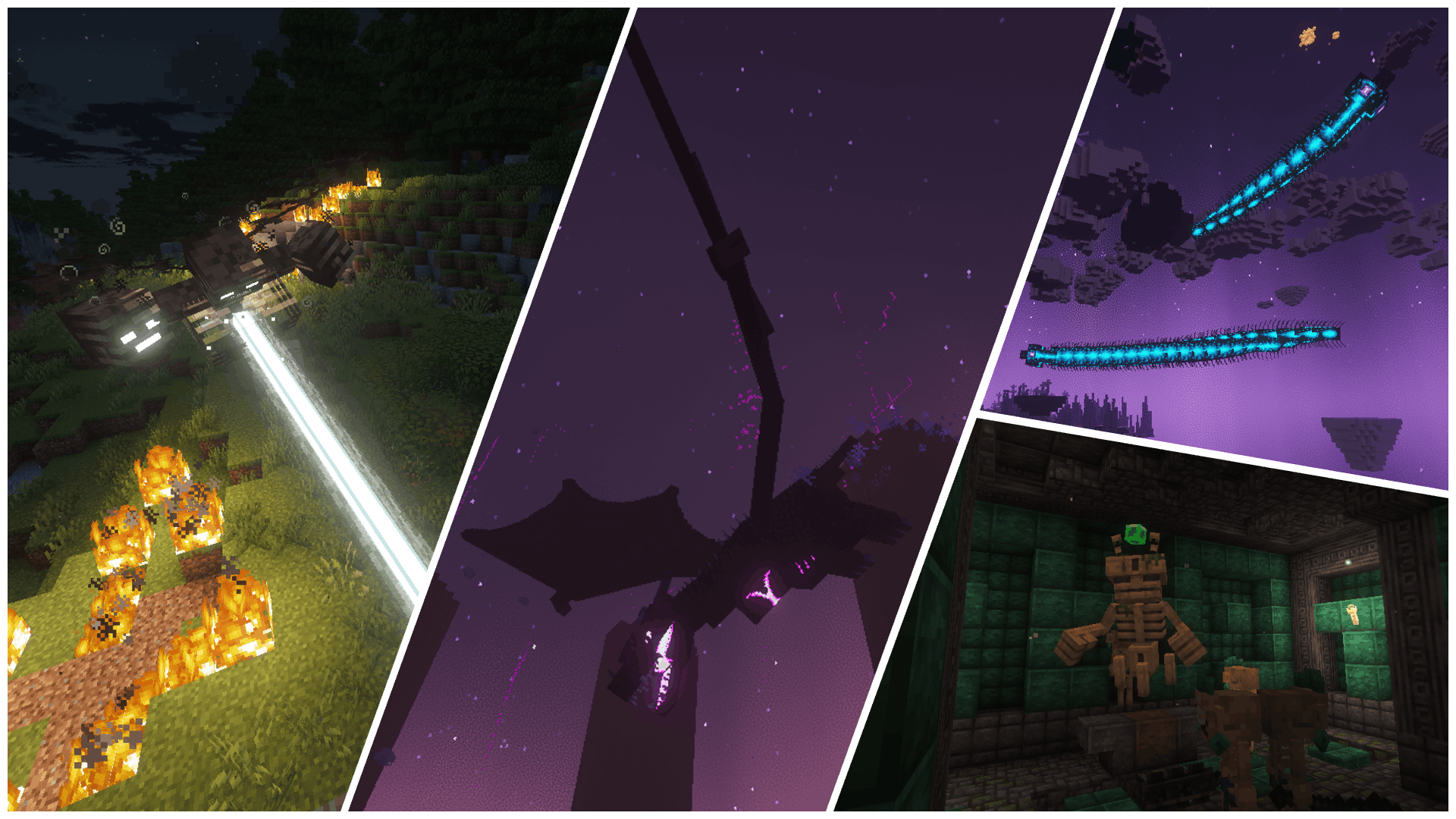 Some of the new and overhauled bosses