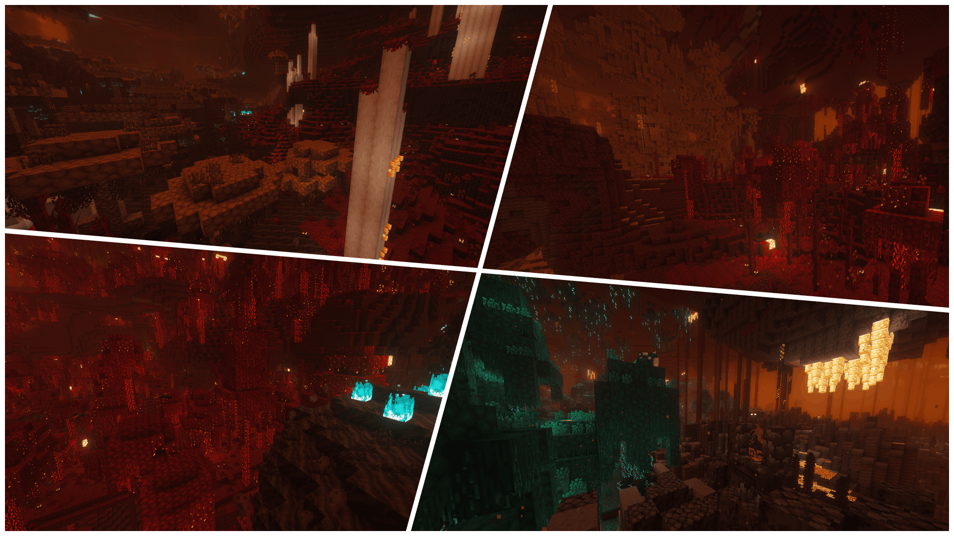 Some Nether biomes