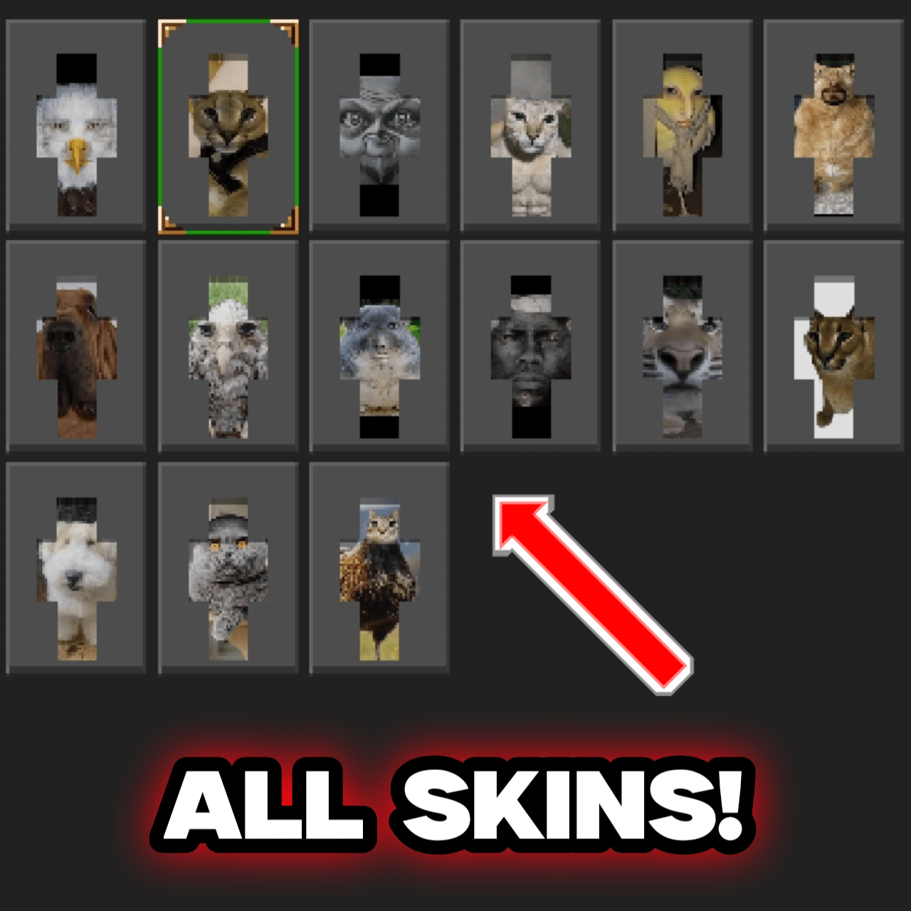 Staring animals skins HD — screenshot 2