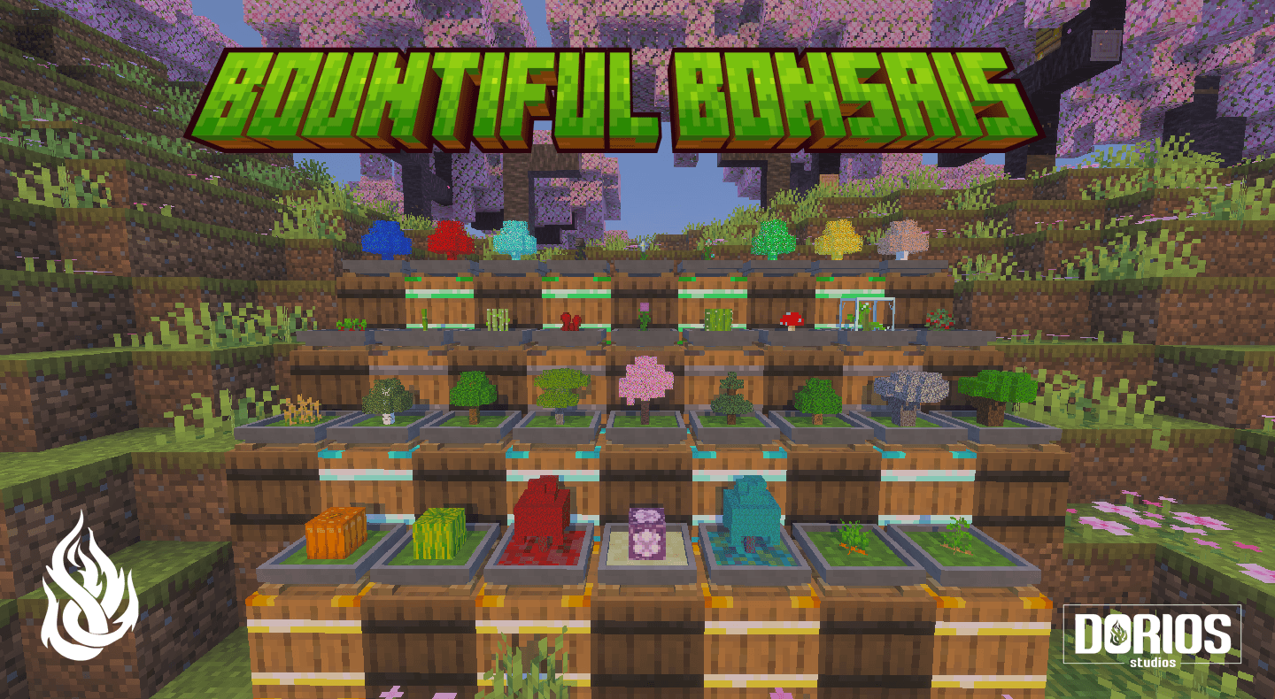 Bonsais for Minecraft Bedrock!