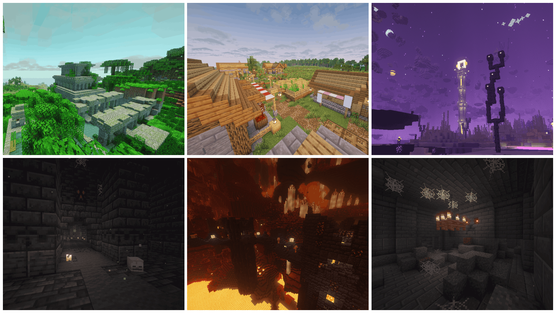 Some of the new and overhauled structures