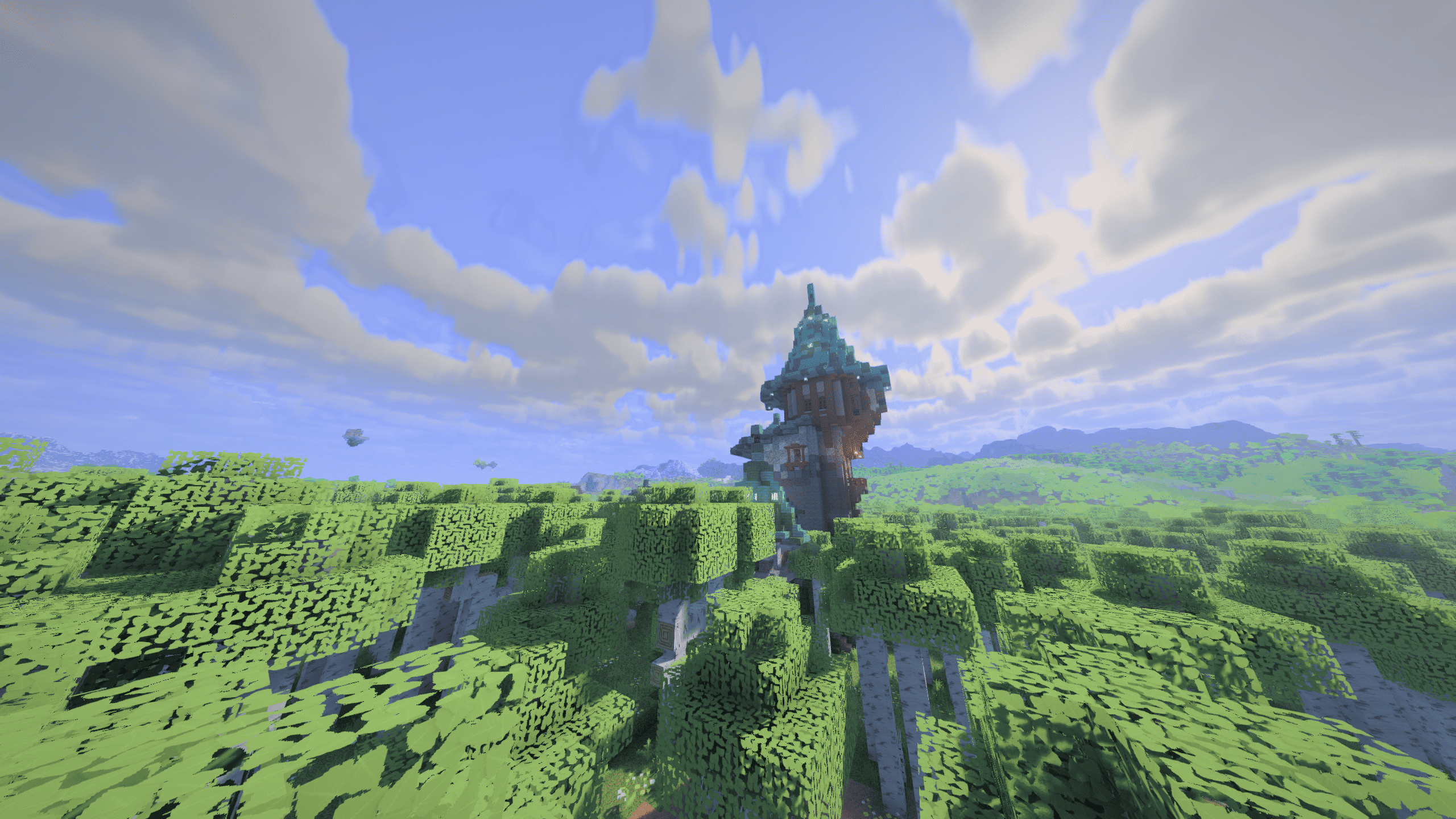 v1.5 Updated look, using LabPBR Resource pack. Also using Distant Horizons. Ultra settings