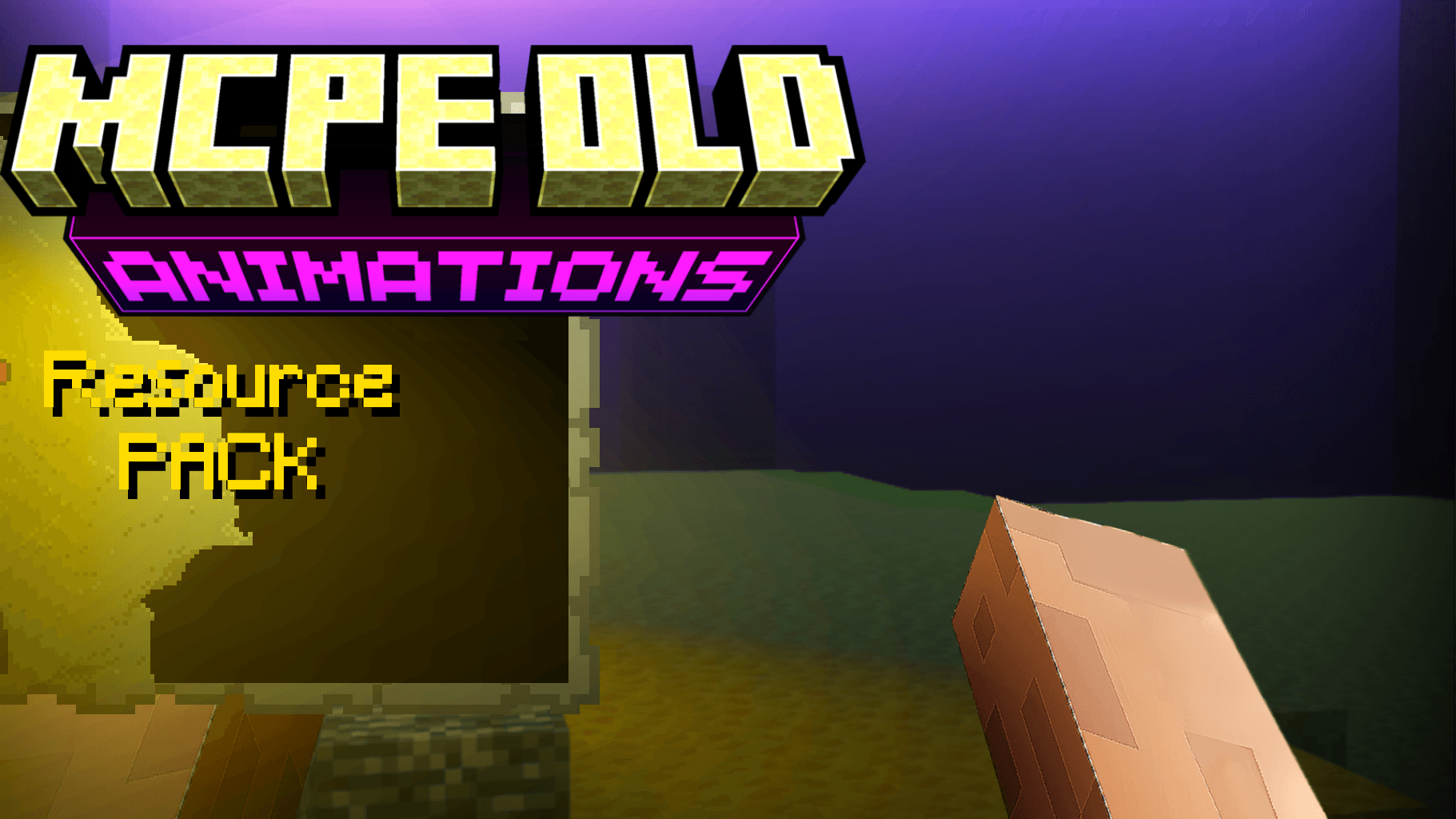 MCPE OLD animations screenshot active