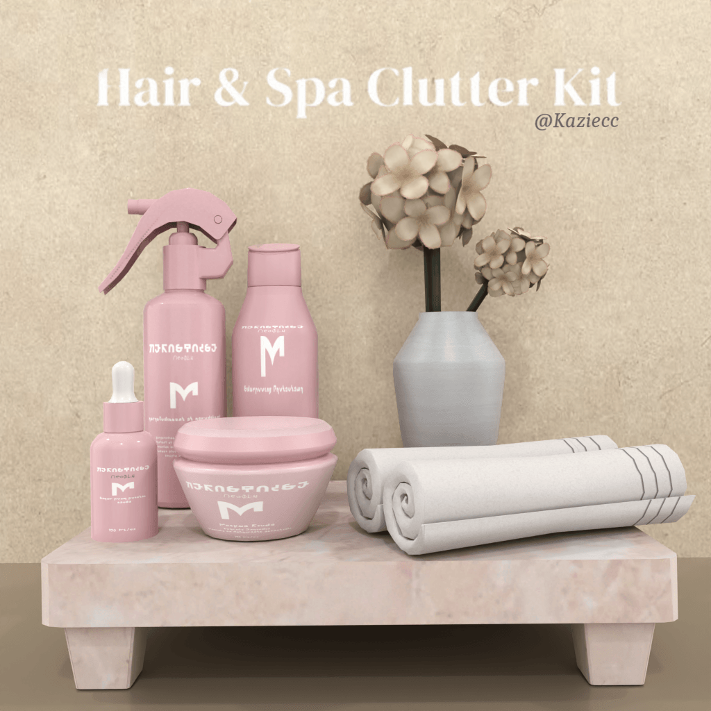 Kaziecc ~ Hair & Spa Clutter Kit