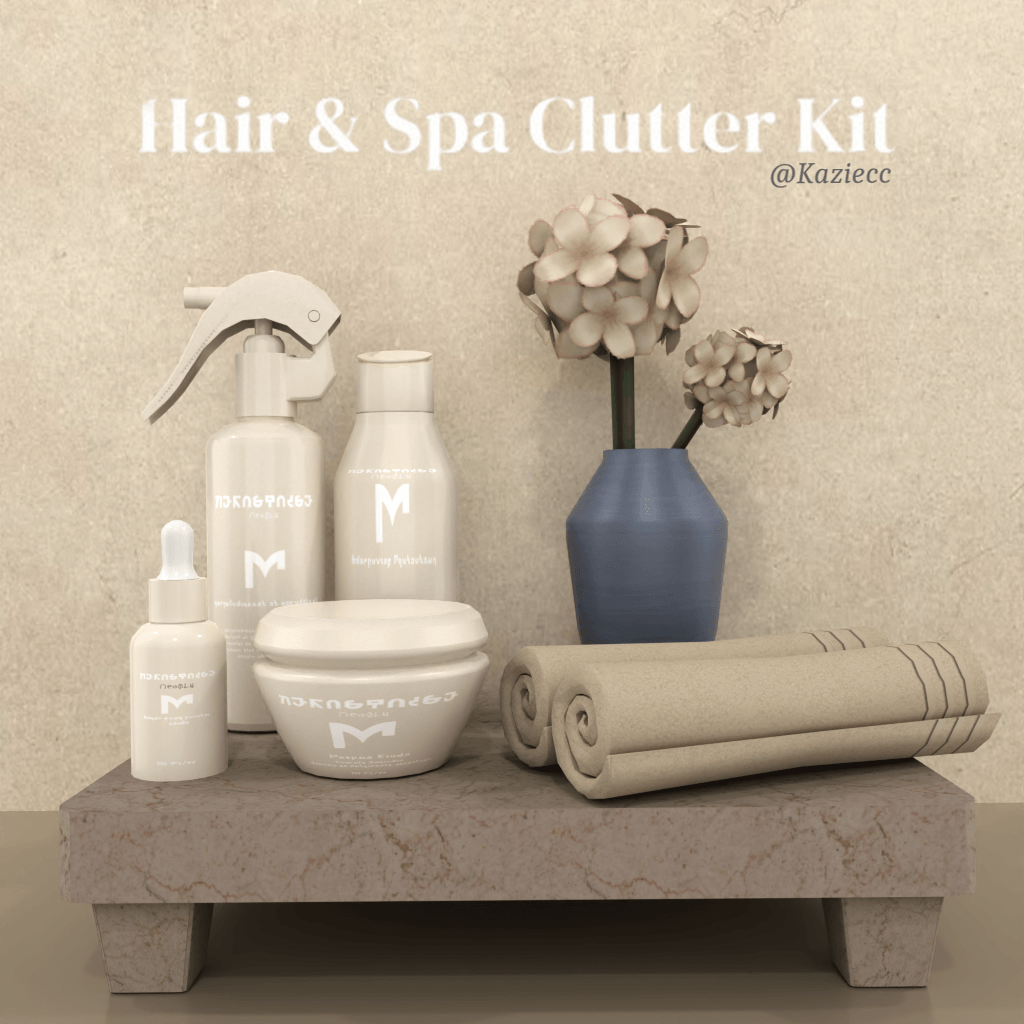 Kaziecc ~ Hair & Spa Clutter Kit