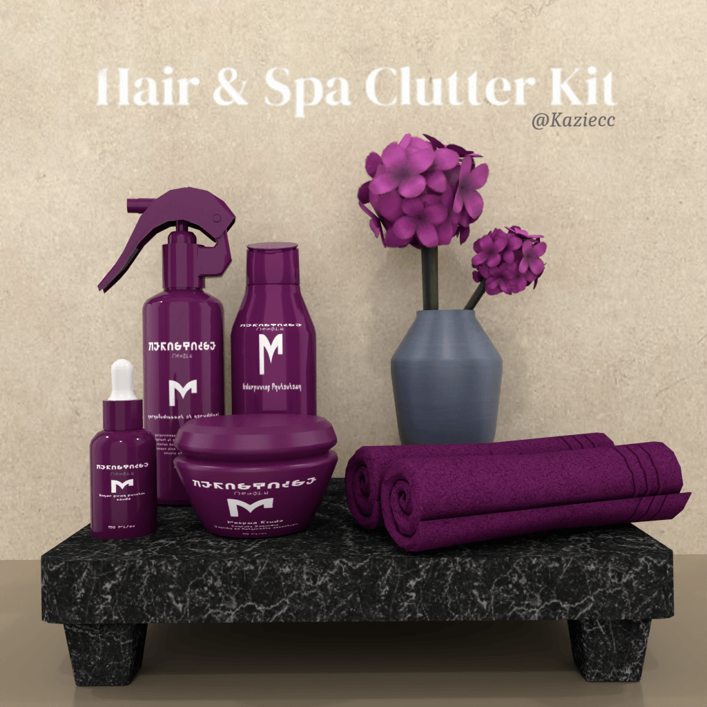 Kaziecc ~ Hair & Spa Clutter Kit