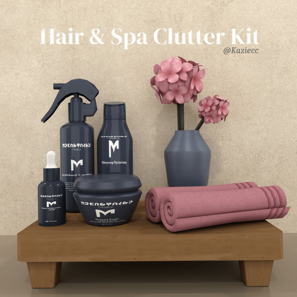 Kaziecc ~ Hair & Spa Clutter Kit