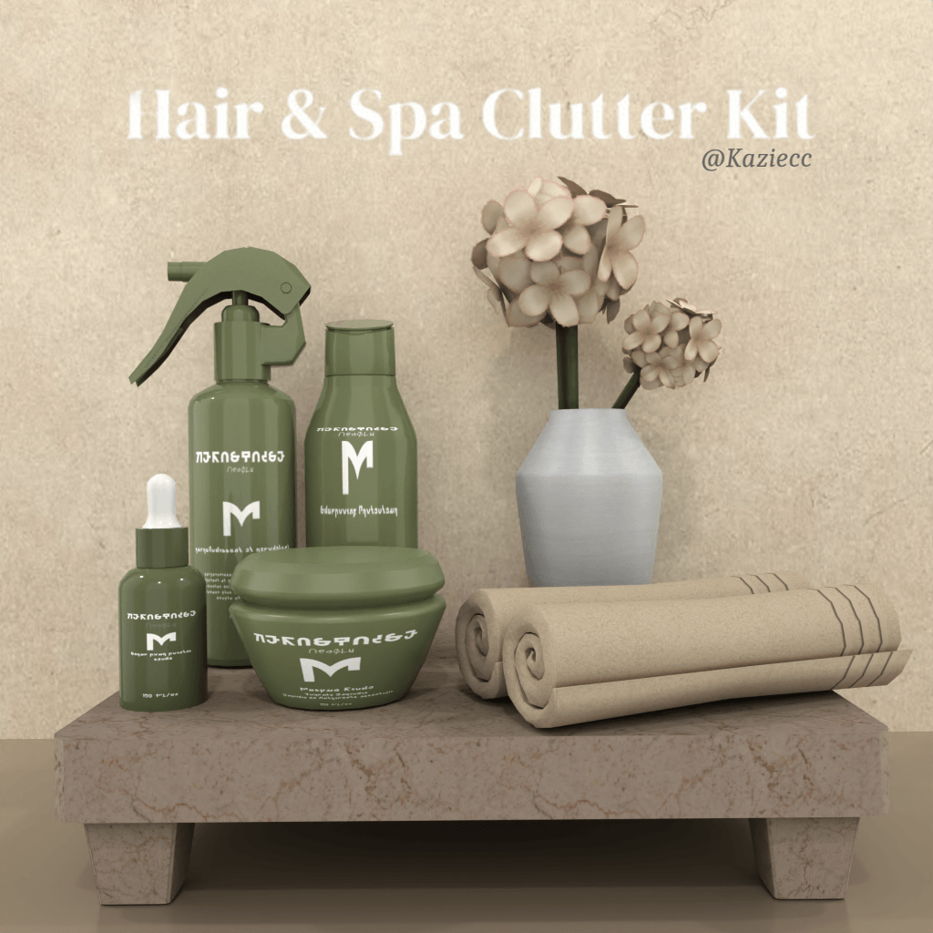 Kaziecc ~ Hair & Spa Clutter Kit