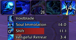 Thumbnail Configurable tracking of spells as duration bars. Including active highlighting, configurable colors, and the ability to color differently when no stacks remain. Cooldown bars have the ability to hide CDM icons to reduce cluter.