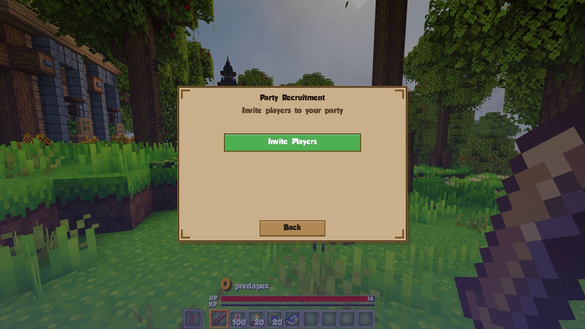 Thumbnail Press P to create a party and invite other players