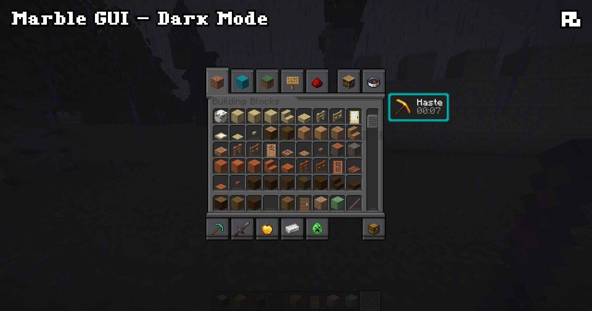 Thumbnail Creative Inventory (Dark Mode)