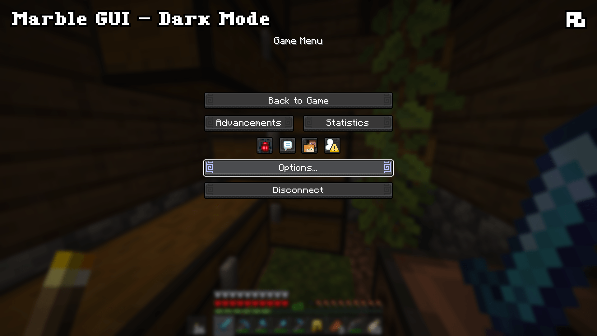 Thumbnail Pause Menu (Dark Mode)