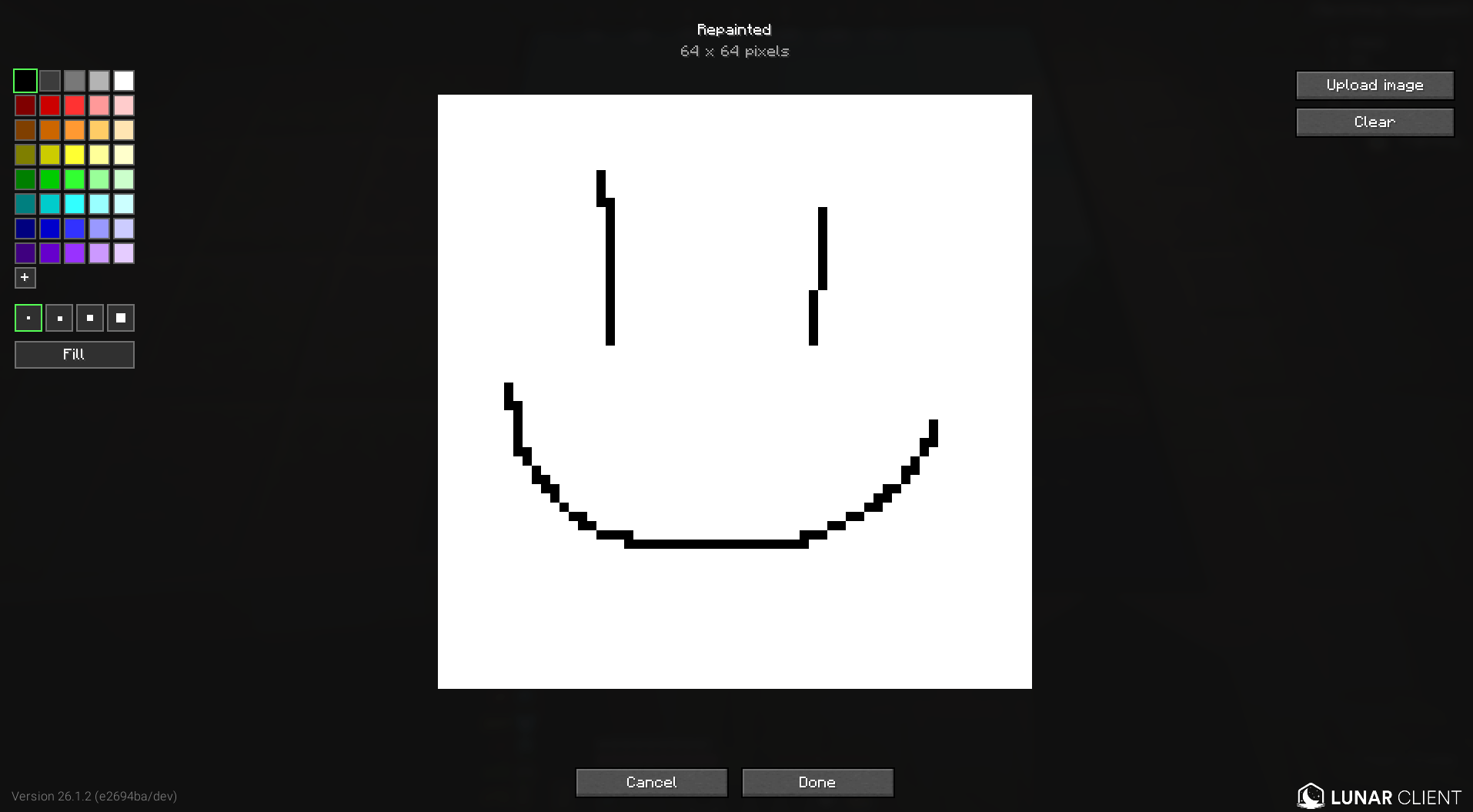 this is what it looks like when you shift right click a big painting for example