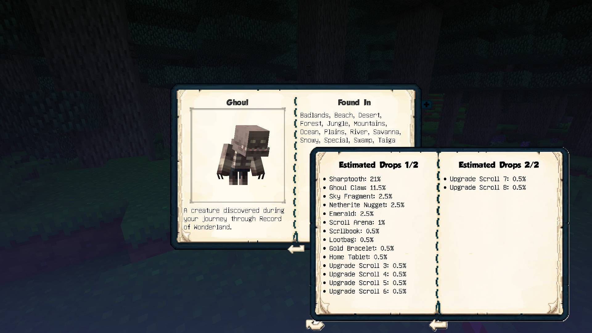 Thumbnail Complete every entry in your Monster Codex to earn permanent bonuses and learn more about each mob