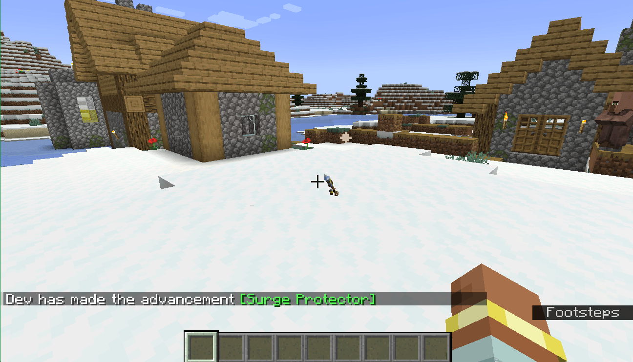 The summoned wand falls to the ground as a physical item and can be collected after a short pickup delay.