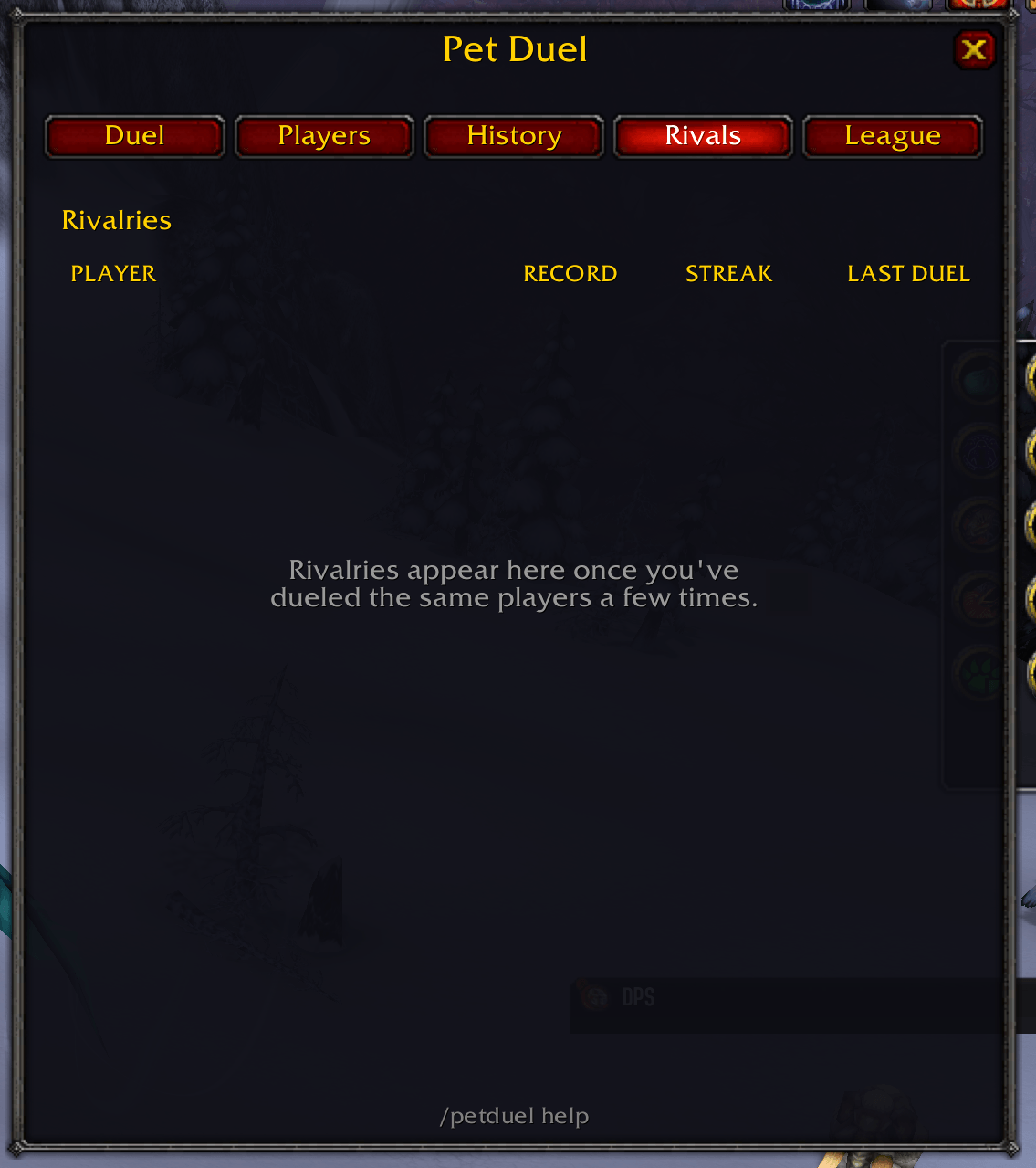 Keep track of the people you pet battle, and who is your top people that you pet battle the most!