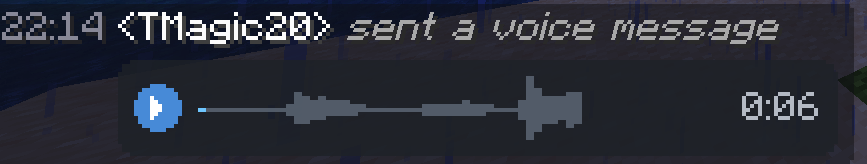 send the voice message