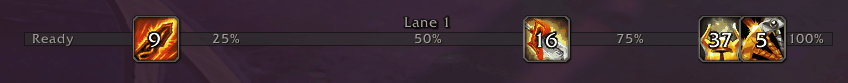 You can change how the icons stack in Stacking in the Lanes tab. This set up "Grouped"