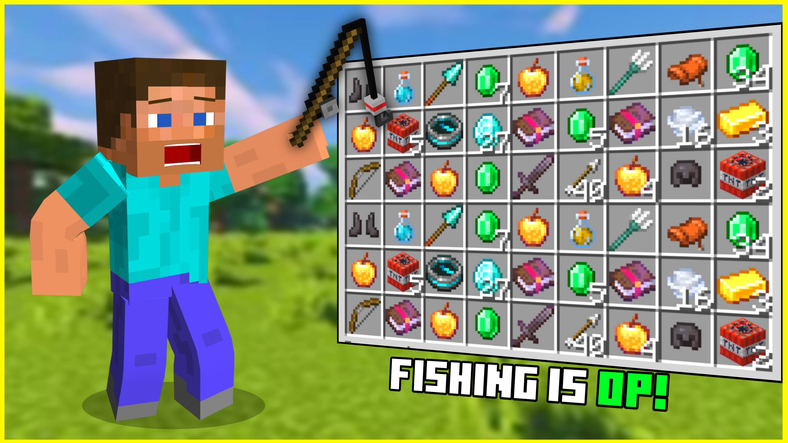 Fishing Is OP mcpe