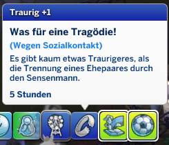 More Buffs - Death of Sim Reaction Tweak
