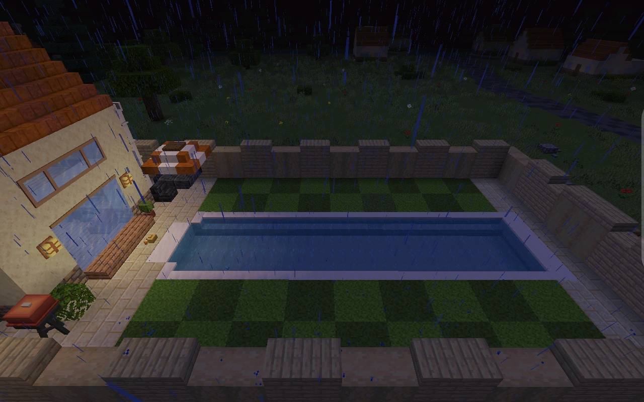 Pool during Night (there's no fog)