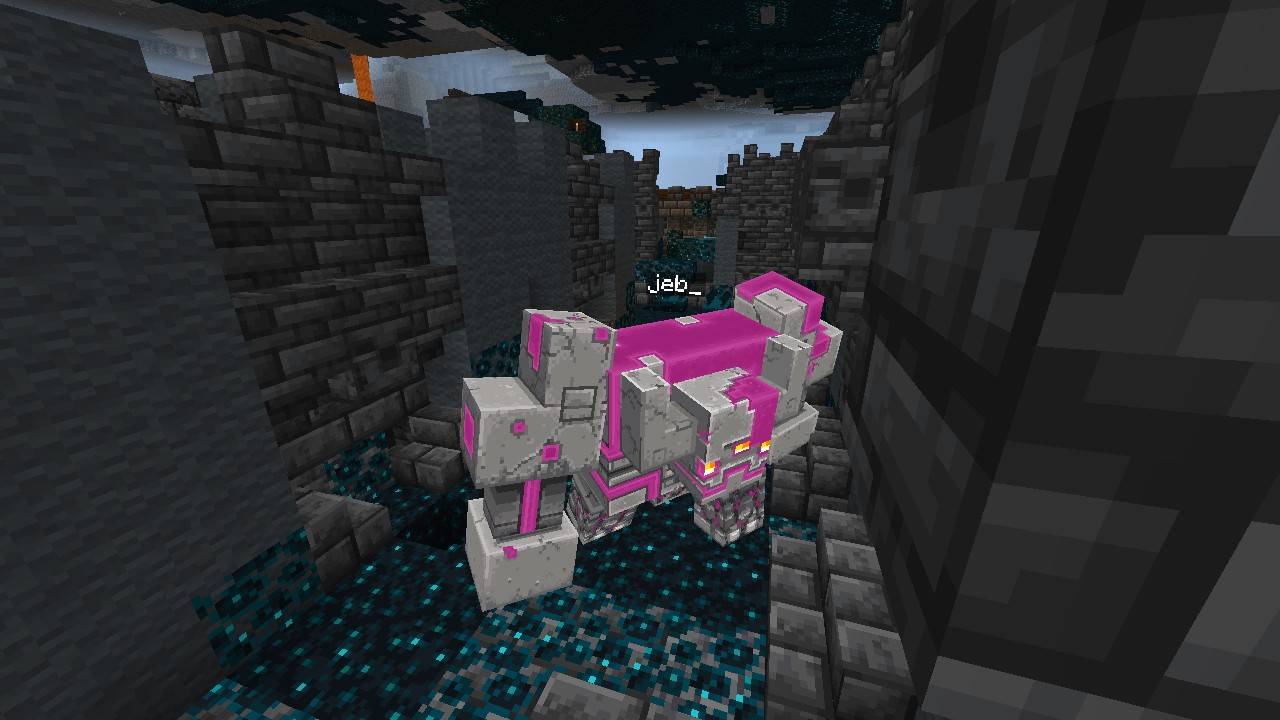 Warden to Redstone Monstrosity — Minecraft Bedrock