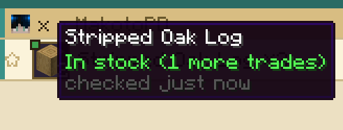Every listing shows whether the shop still has goods β so you don't travel across the map for nothing.